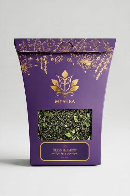 Green Harmony Tea | Sencha & Spearmint for PCOS & Digestion